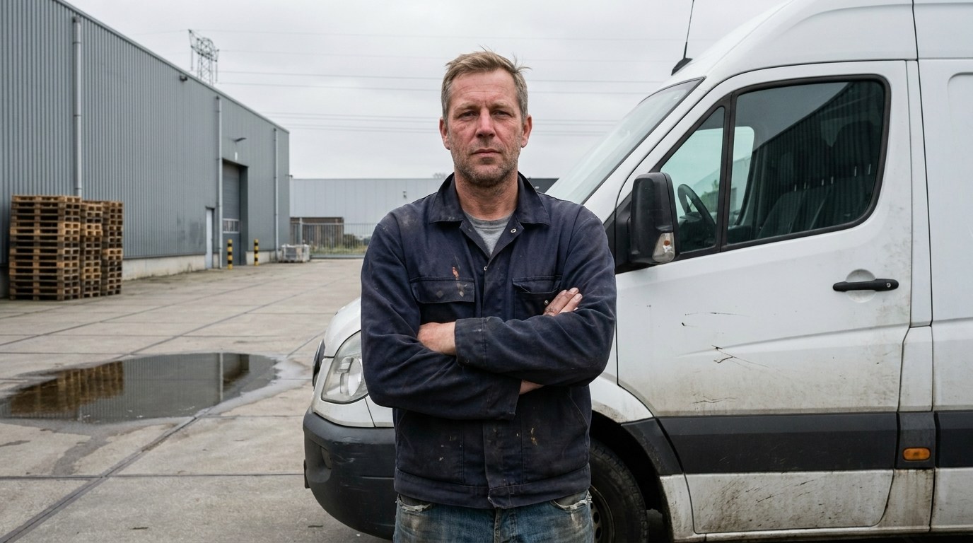 Mark, vrachtwagenchauffeur uit Amsterdam-Noord