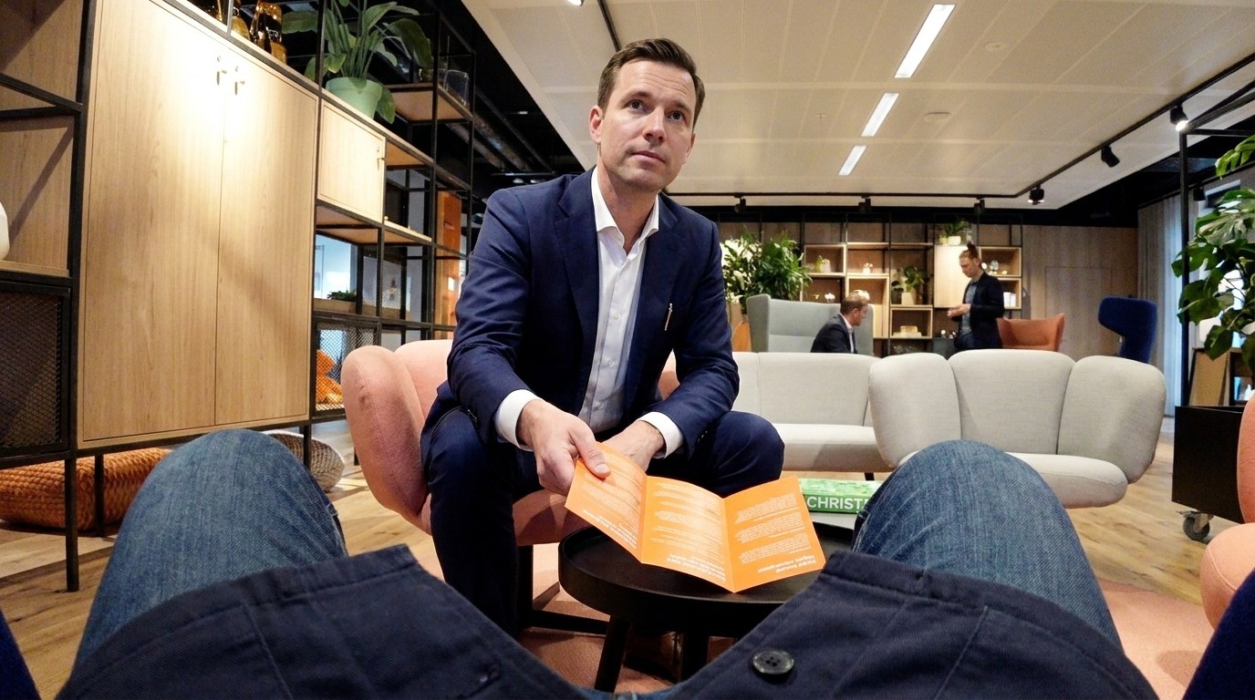 Verborgen camera: eerste bezoek — gewone klant krijgt folder bij ING